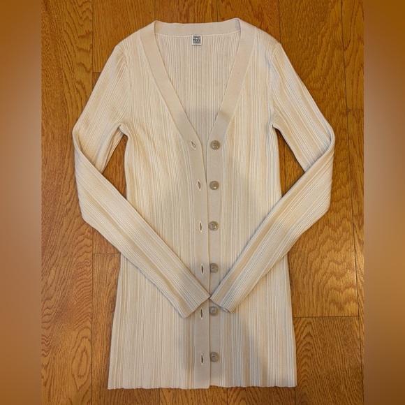 TOTEME Ribbed Cardigan - Picture 2 of 7